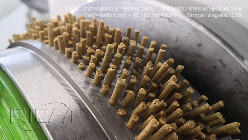 1-3 ton per hour alfalfa straw grass rice husk cattle feed pellet making machine price