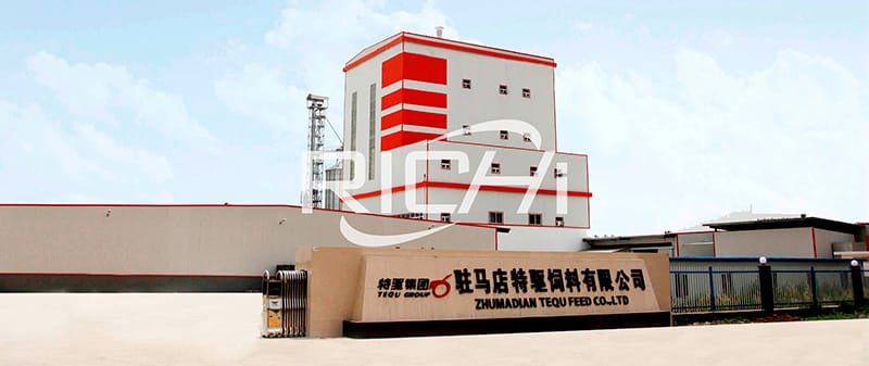 家禽鸡鱼饲料颗粒生产线1-20t / h