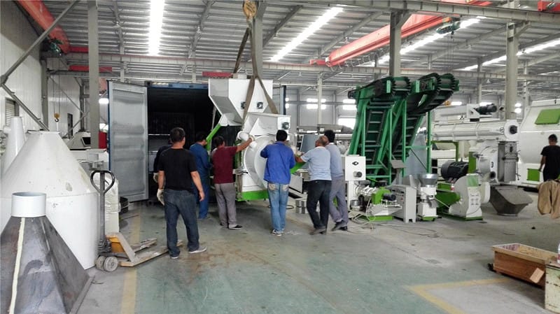 1.5T/H木屑颗粒生产线