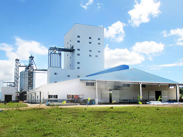 业务D’aliments Pour Volailles 10-15t/h Clé En Main Avec Système De Silos